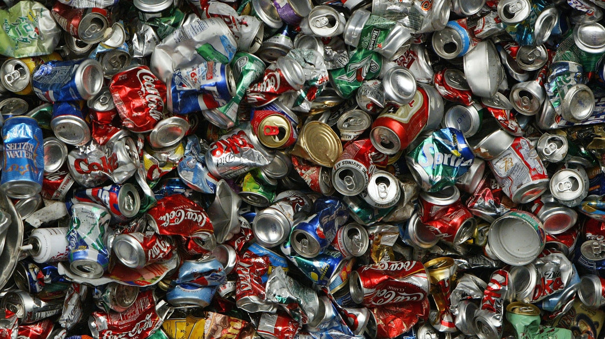 How are aluminium cans recycled?