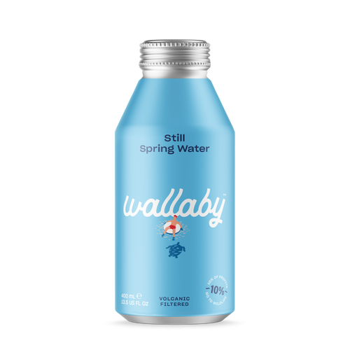Wallaby Still Spring Water 400ml aluminium bottle