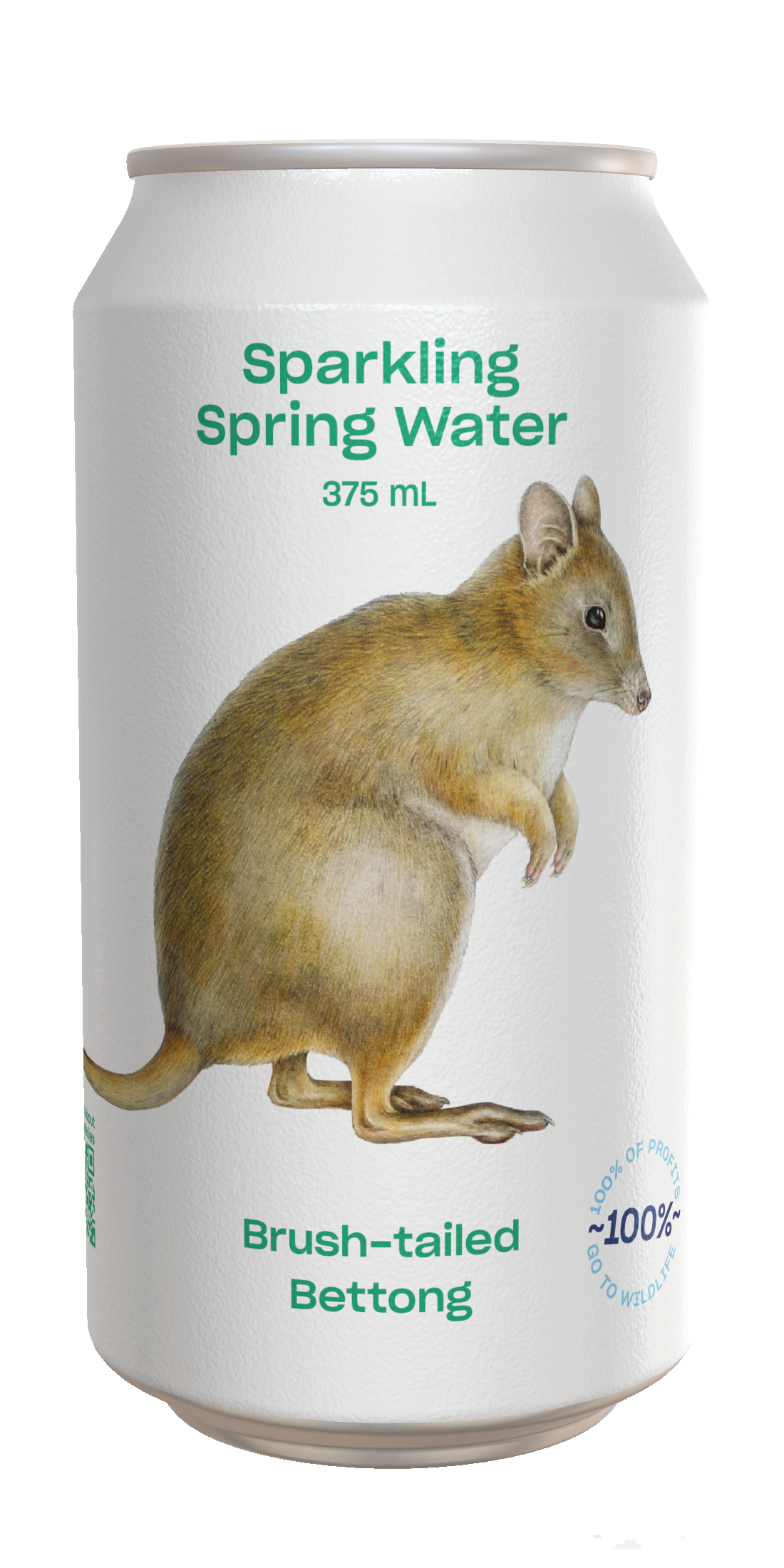 Wallaby x AWC – Sparkling Spring Water 375ml x 24 Aluminium Can