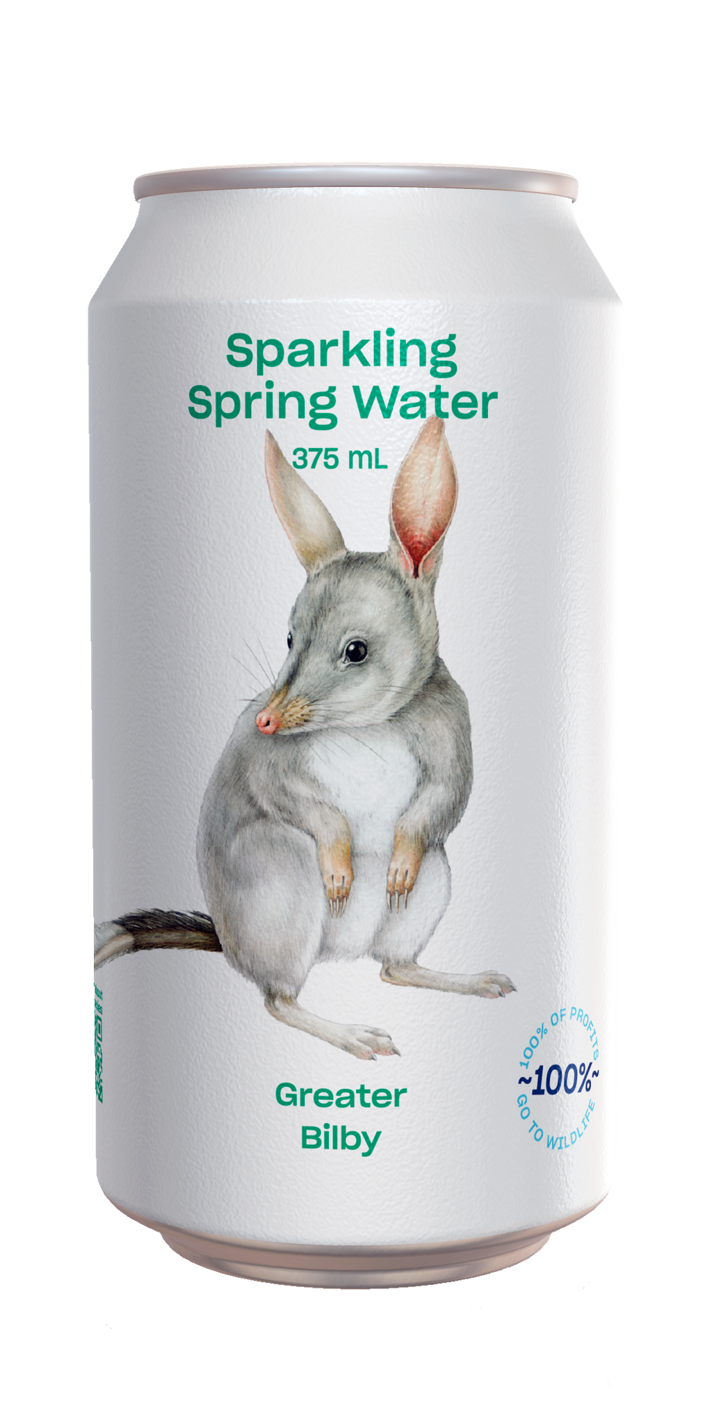 Wallaby x AWC – Sparkling Spring Water 375ml x 24 Aluminium Can