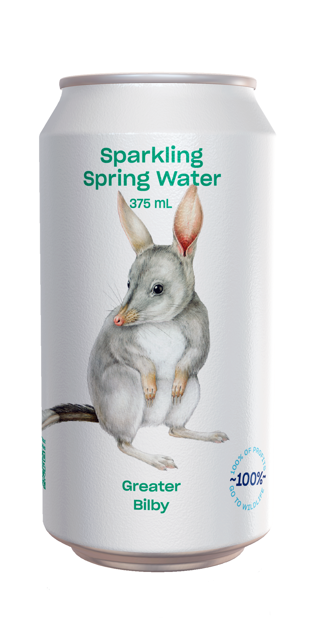 Wallaby x AWC – Sparkling Spring Water 375ml x 24 Aluminium Can