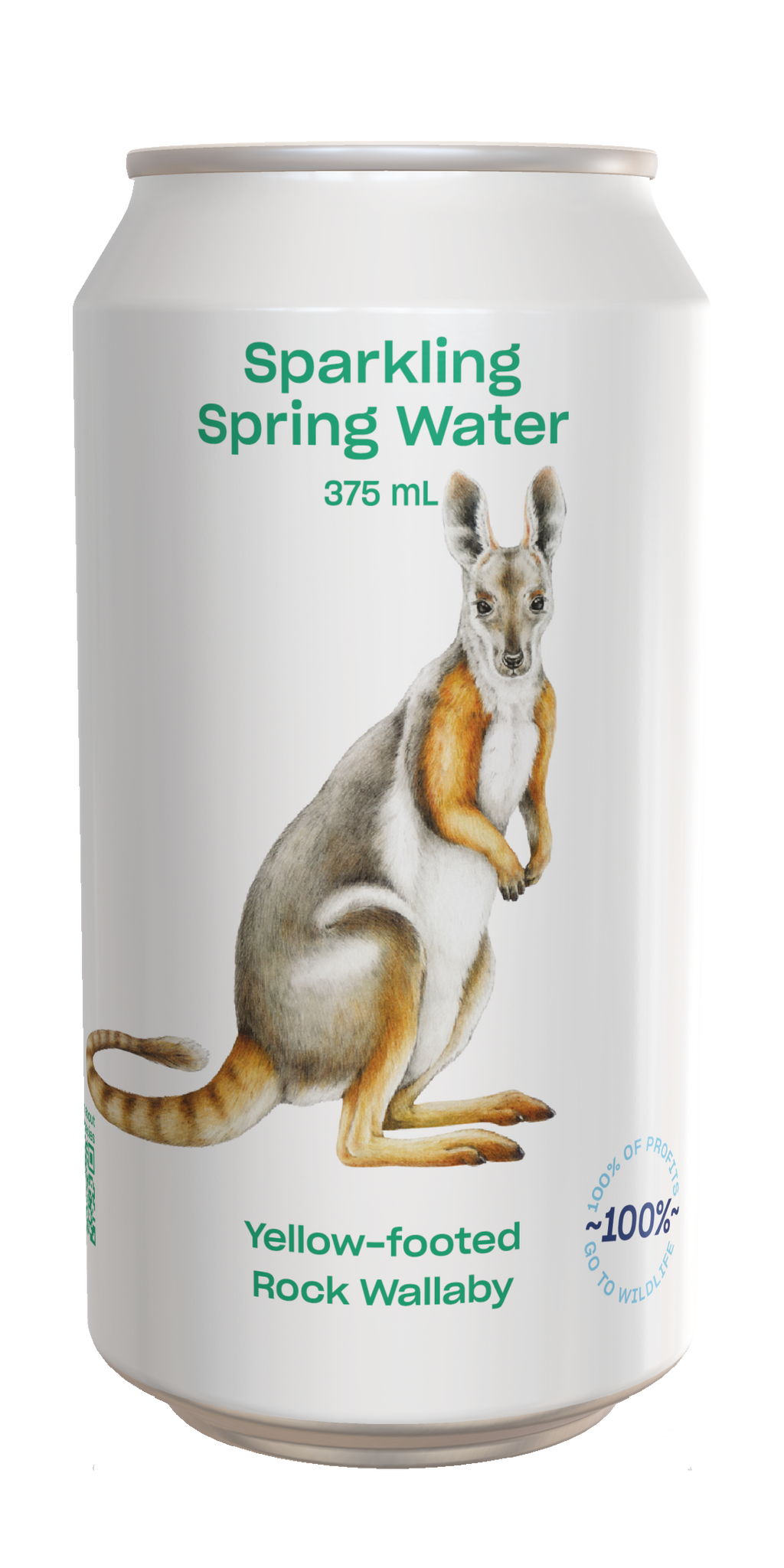 Wallaby x AWC – Sparkling Spring Water 375ml x 24 Aluminium Can