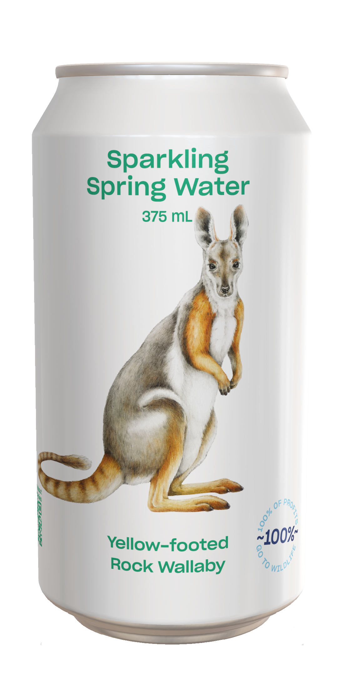 Wallaby x AWC – Sparkling Spring Water 375ml x 24 Aluminium Can