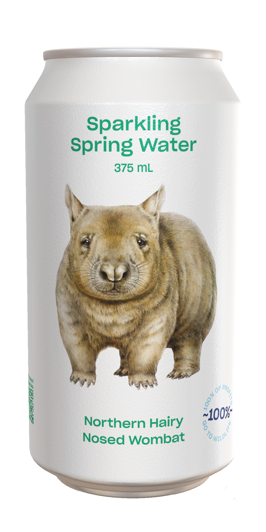 Wallaby x AWC – Sparkling Spring Water 375ml x 24 Aluminium Can