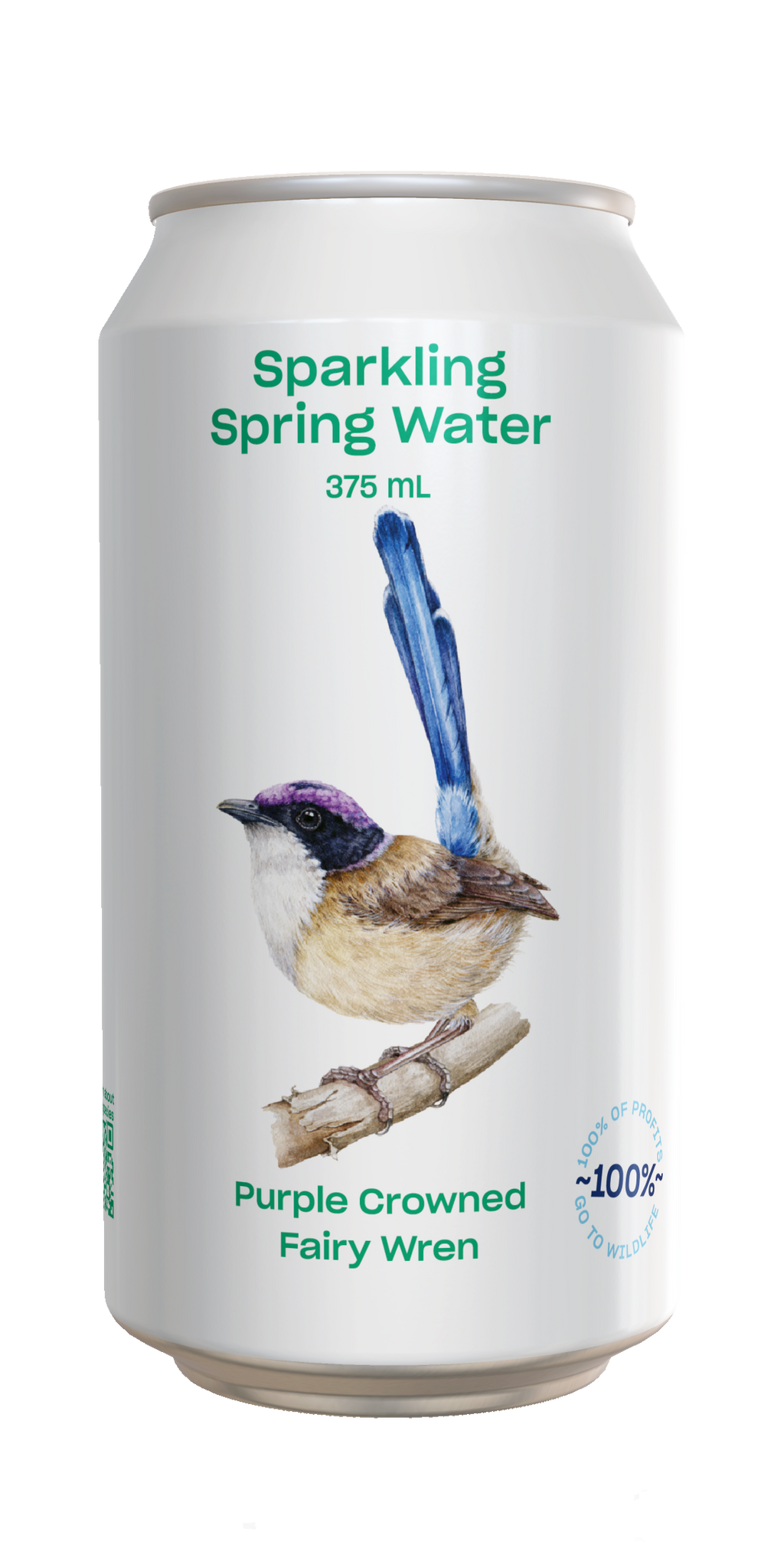 Wallaby x AWC – Sparkling Spring Water 375ml x 24 Aluminium Can