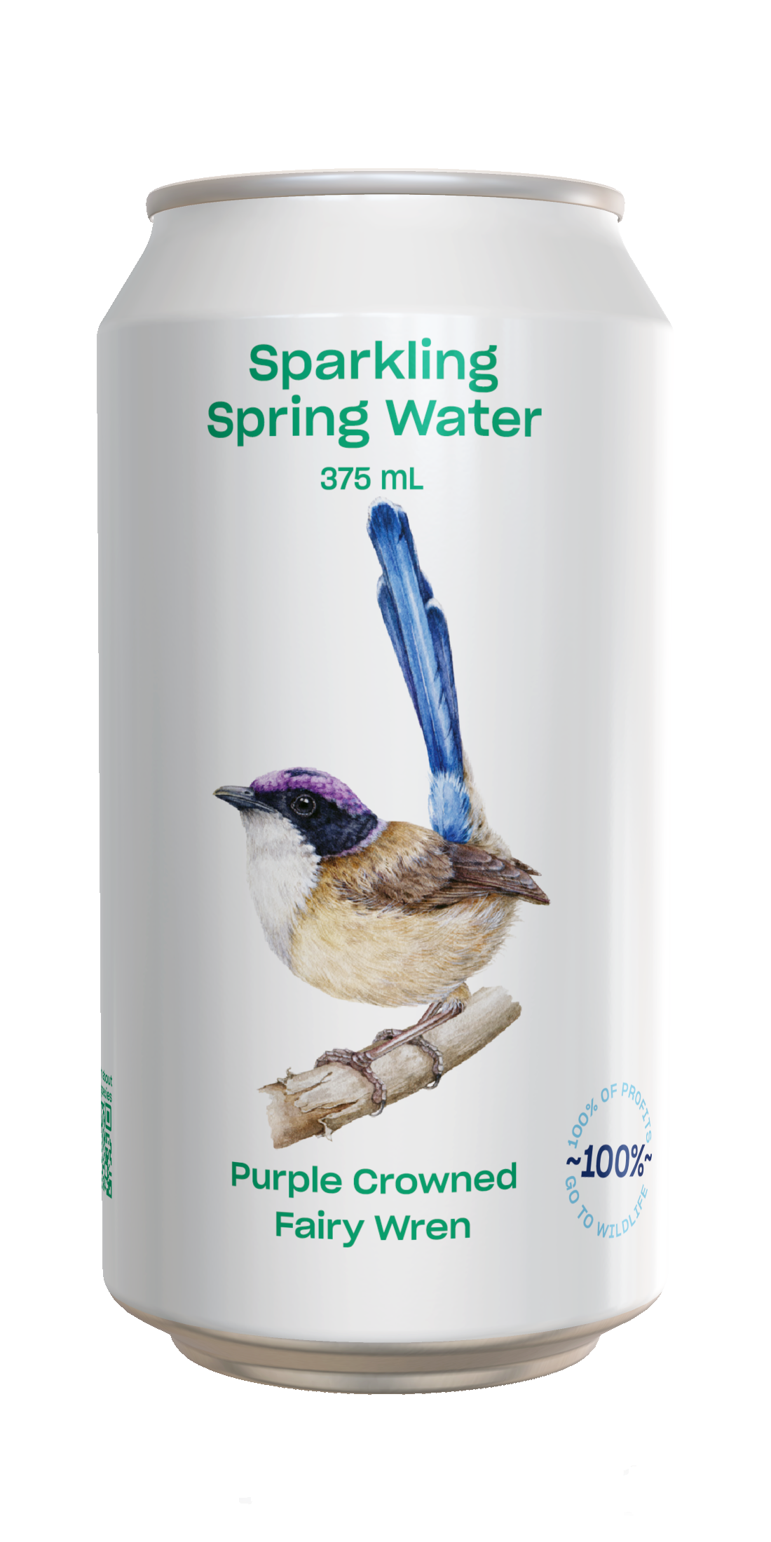 Wallaby x AWC – Sparkling Spring Water 375ml x 24 Aluminium Can