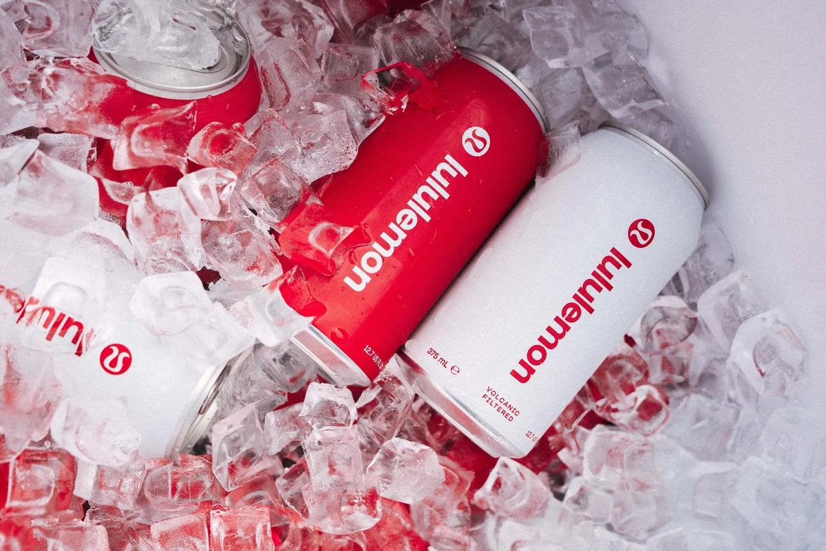 Custom-labelled Wallaby cans at a brand event